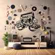 Hip Hop Monster Metal Wall Art