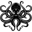 Octopus Metal Wall Art Decor