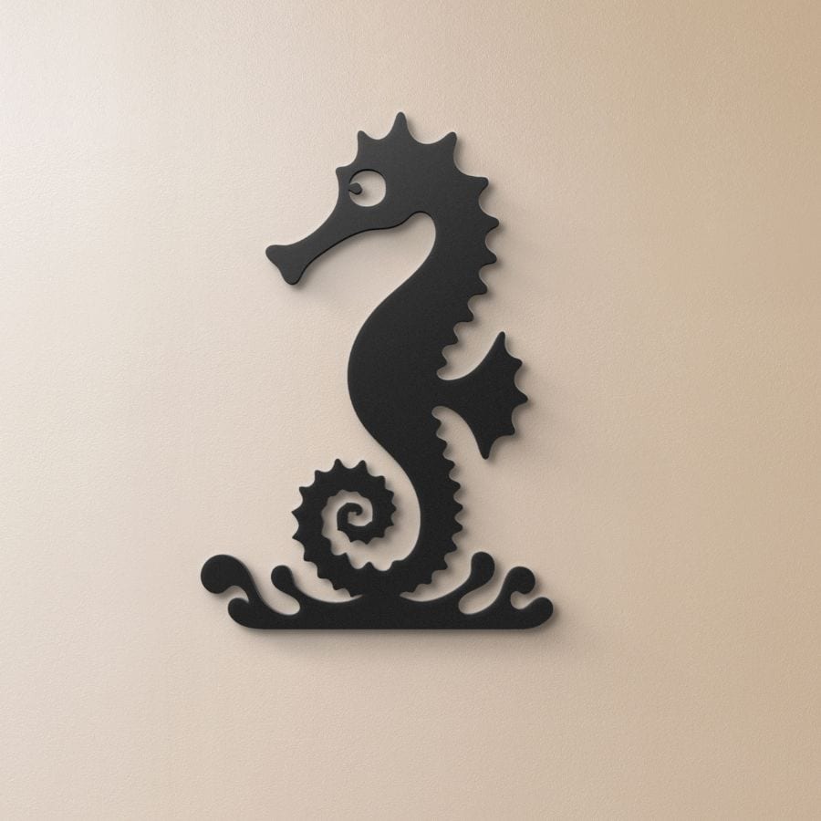 Sea Horse Metal Wall Art