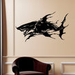 Gothic Shark Metal Wall Art