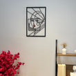 Minimalist Woman Face Metal Line Wall Art